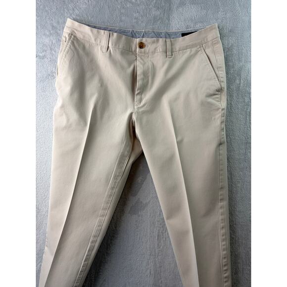 Bonobos Men’s Oat Milk Slim Stretch Washed Chino Pants - 35x28 - Picture 5 of 9
